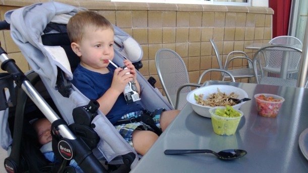 Lunch with my two boys at our favorite place!