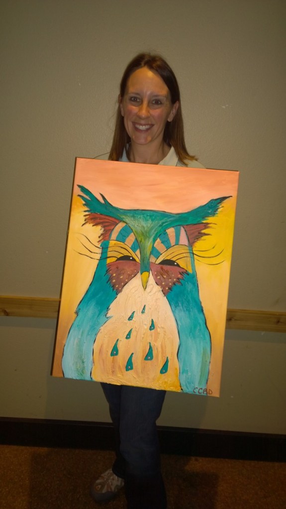 Me with "Noel," who was named by Matthew  :)